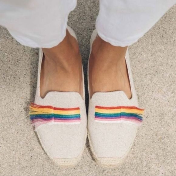 Soludos Rainbow Slipper Espadrilles size 7.5 - Picture 1 of 12